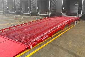 Loading ramp for forklift