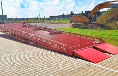 Mobile ramp with telescopic legs AUSBAU