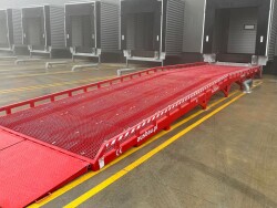 A stationary loading ramp was delivered to Croatia