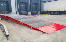 a loading dock platform