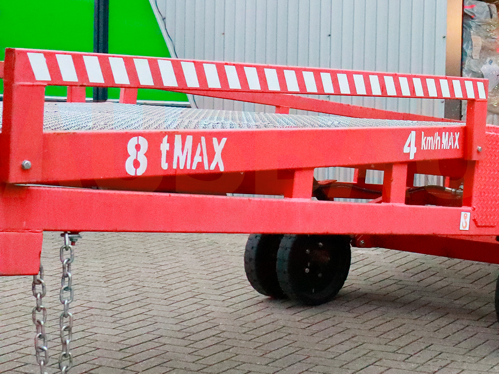 OPT-MPF – Mountable safety railings: Allow for an increased useful width of the ramp when needed.
