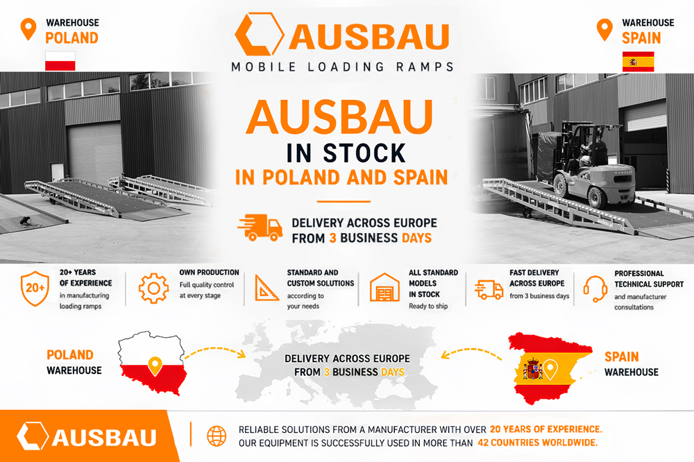 Mobile ramps in Poland and Spain